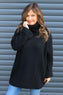 Romilly Polo Neck Knitted Jumper Black