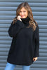 Romilly Polo Neck Knitted Jumper Black