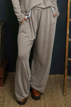 Rehema Wide Leg Trousers Mocha