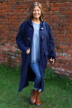 Leonarda Duffle Coat Navy
