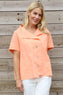 Sabella Linen Shirt Orange