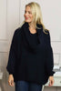 Baylin Scarf Knitted Jumper Navy