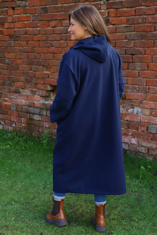Leonarda Duffle Coat Navy - Image 4