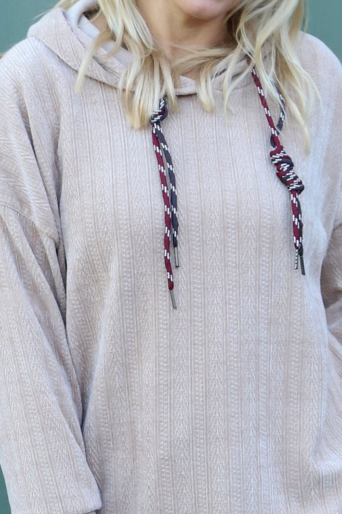 Alexandra Hooded Top Camel - Image 3