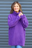Romilly Polo Neck Knitted Jumper Purple