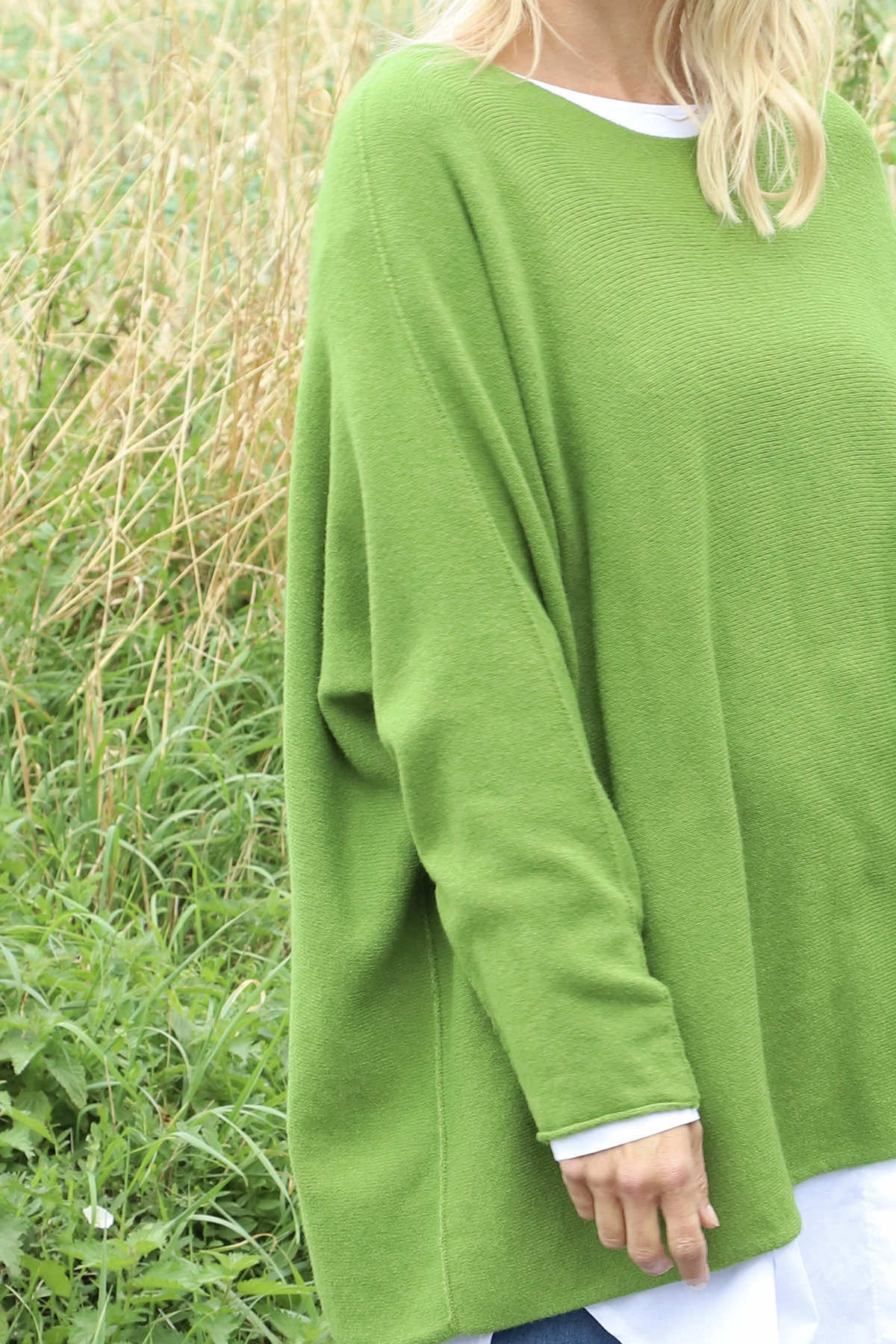 Leah Knitted Jumper Olive