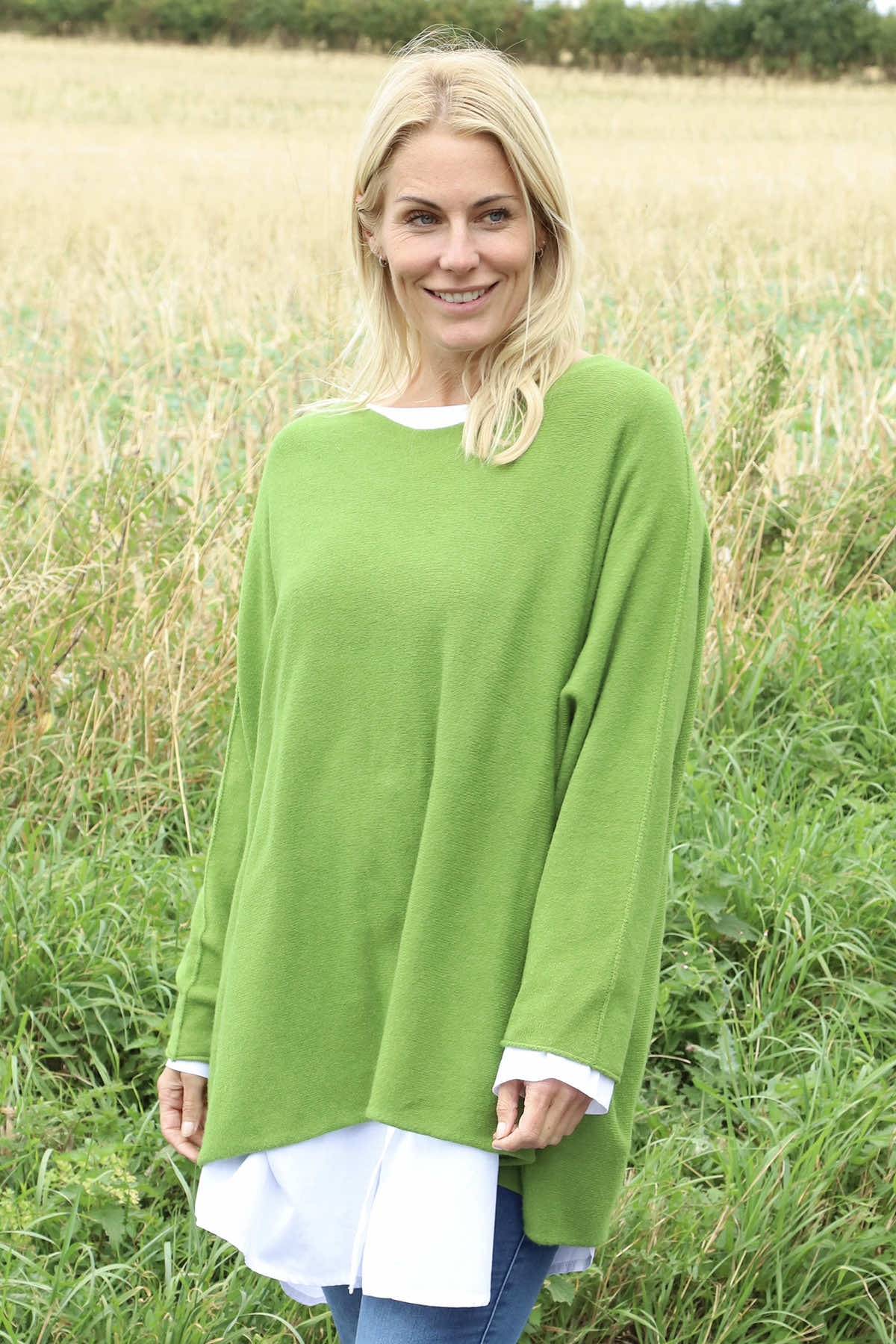 Leah Knitted Jumper Olive