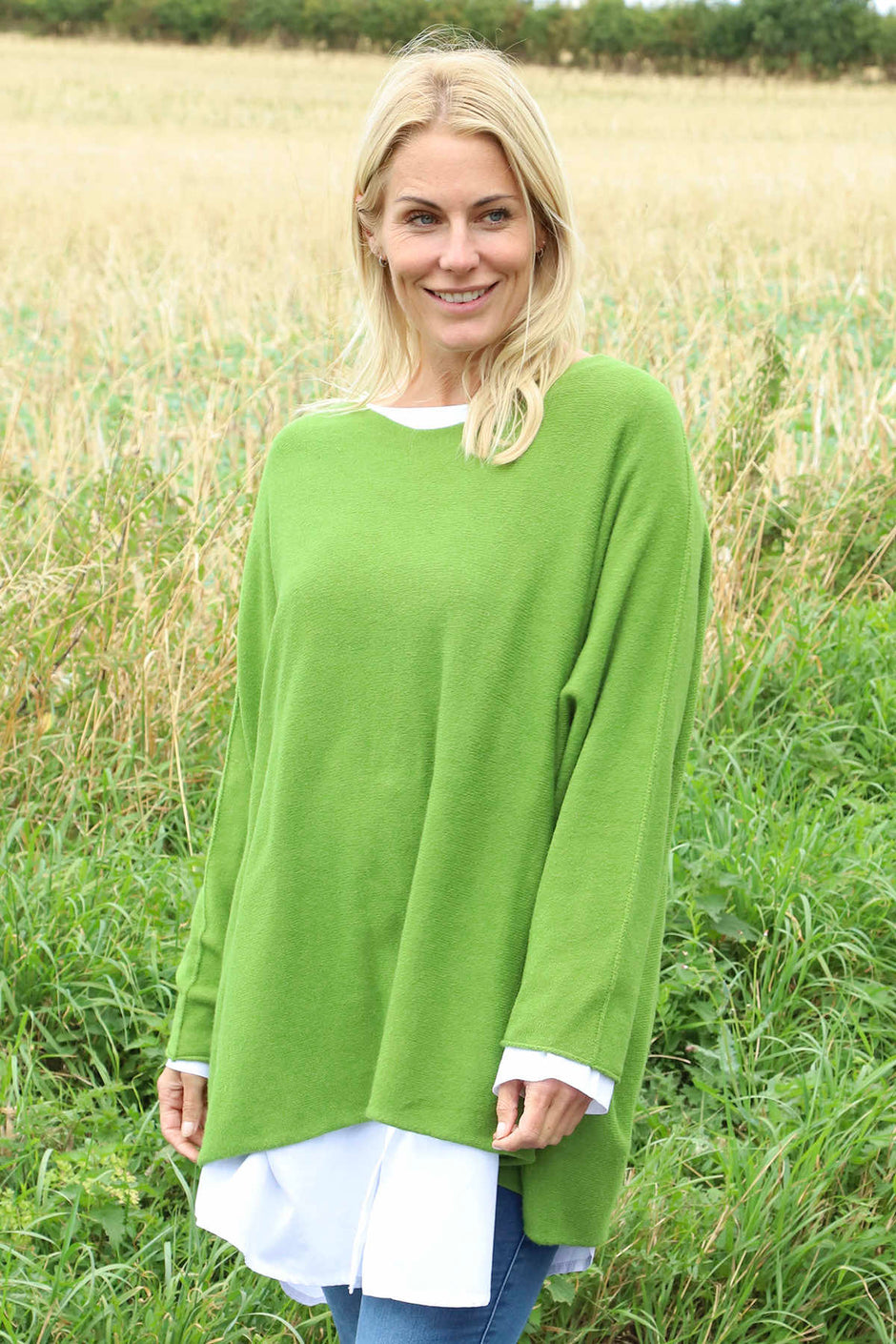 Leah Knitted Jumper Olive