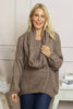 Baylin Scarf Knitted Jumper Mocha