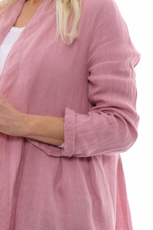 Kapri Linen Jacket Pink - Image 3