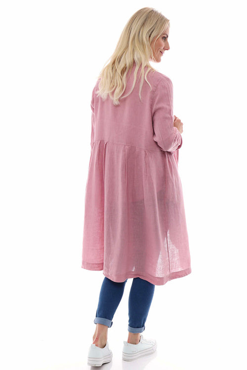 Kapri Linen Jacket Pink - Image 7