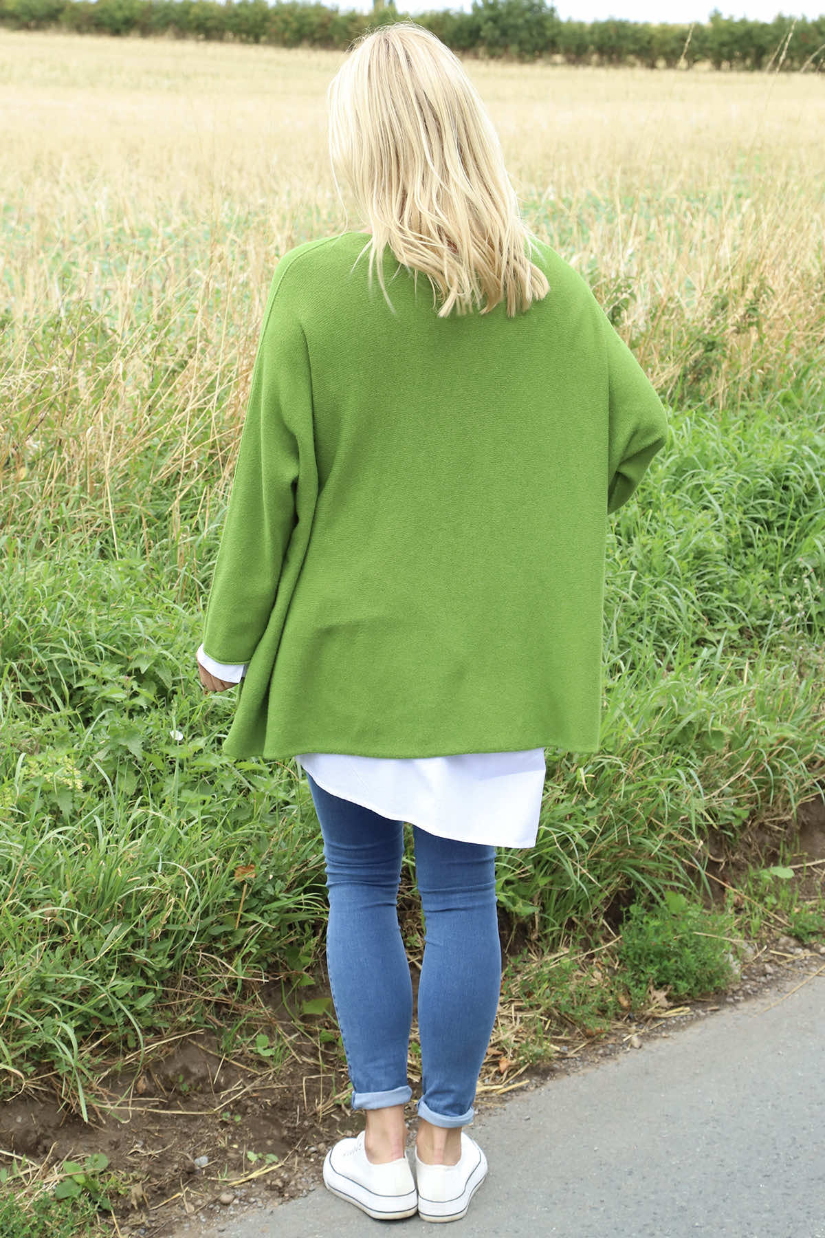 Leah Knitted Jumper Olive