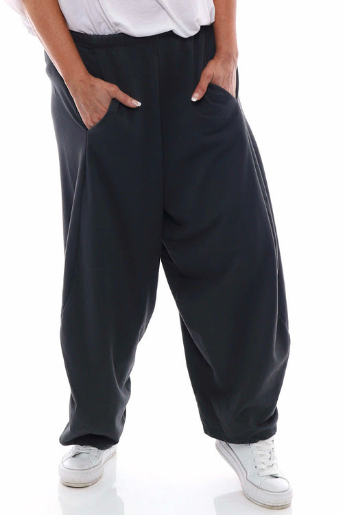 Kensley Cotton Pants Charcoal - Image 2