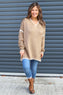 Emma Knitted Jumper Camel