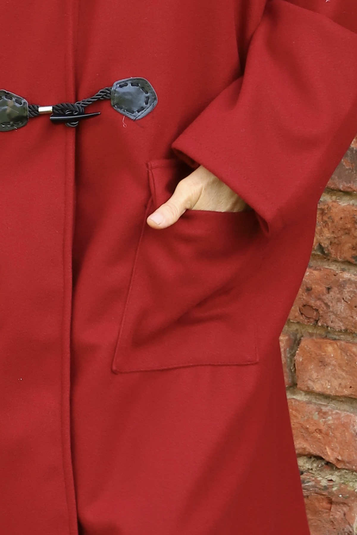 Leonarda Duffle Coat Wine