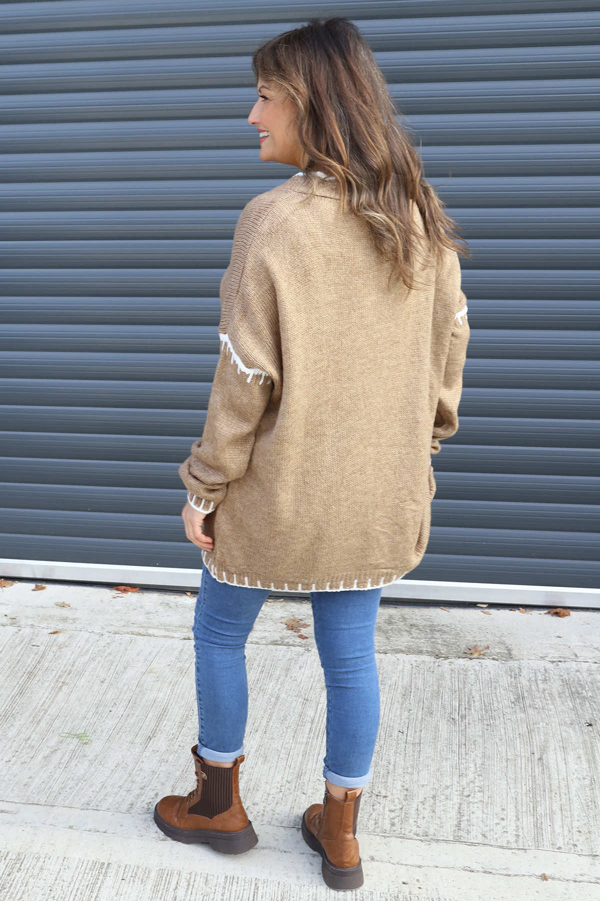 Emma Knitted Jumper Camel