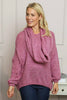 Baylin Scarf Knitted Jumper Pink