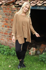 Daisy Needlecord Top Camel Camel - Daisy Needlecord Top Camel