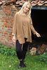 Daisy Needlecord Top Camel