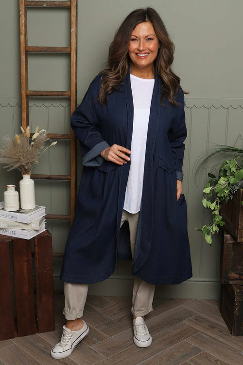 Kapri Denim Jacket Dark Denim