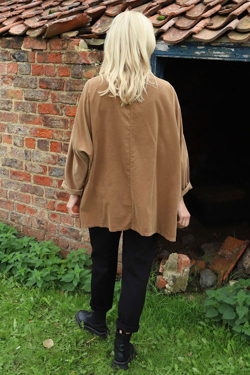 Daisy Needlecord Top Camel - Image 4