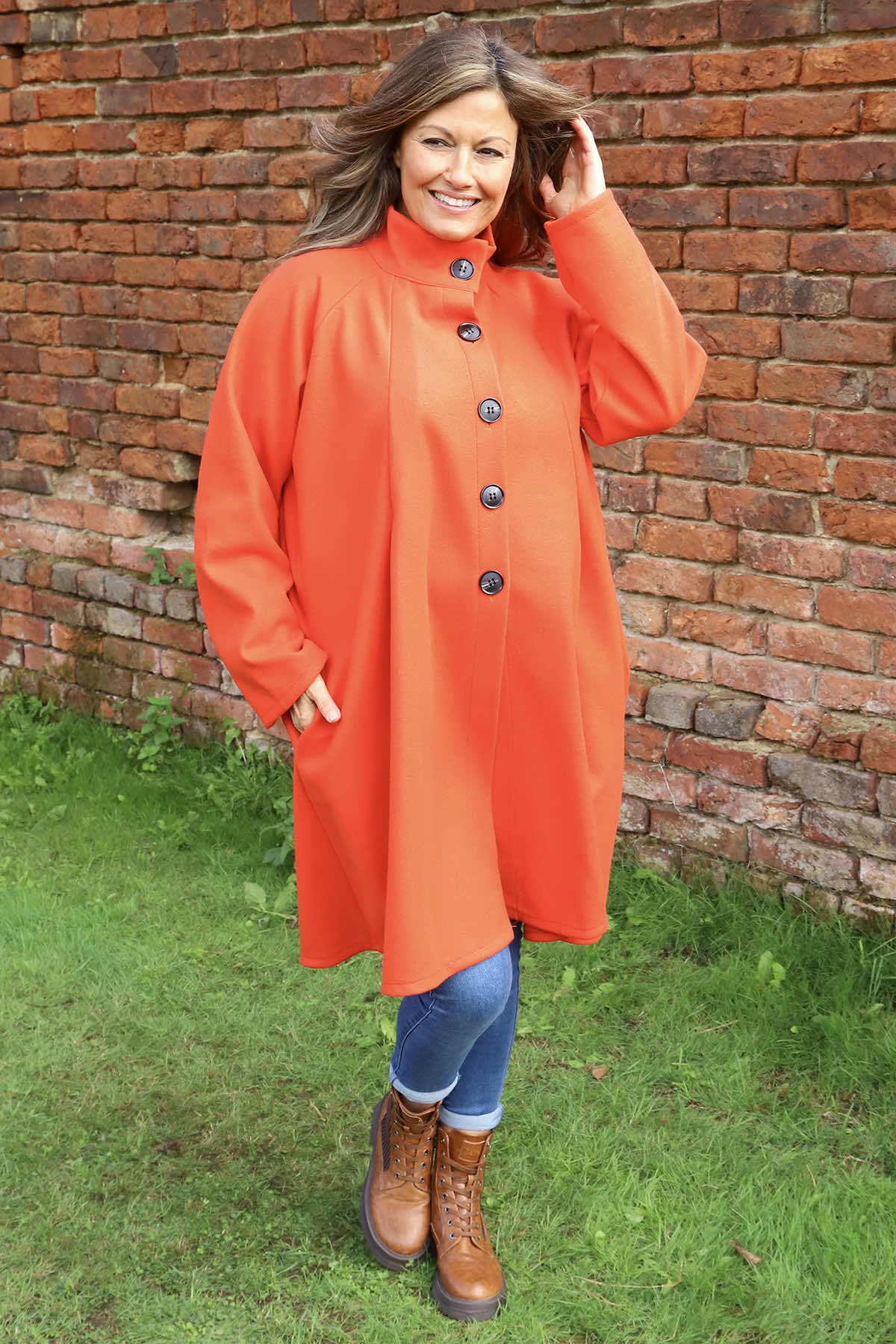 Martina Coat Orange