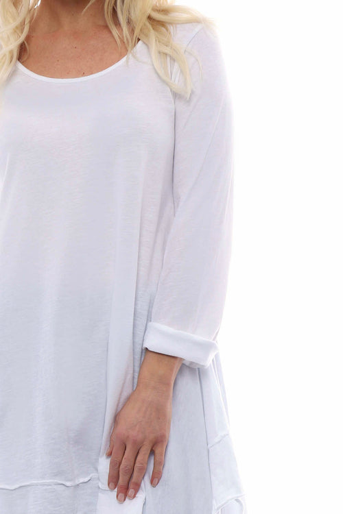 Rosie Cotton Tunic White - Image 5