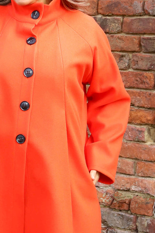 Martina Coat Orange - Image 3