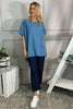 Thekla Linen Top Blue