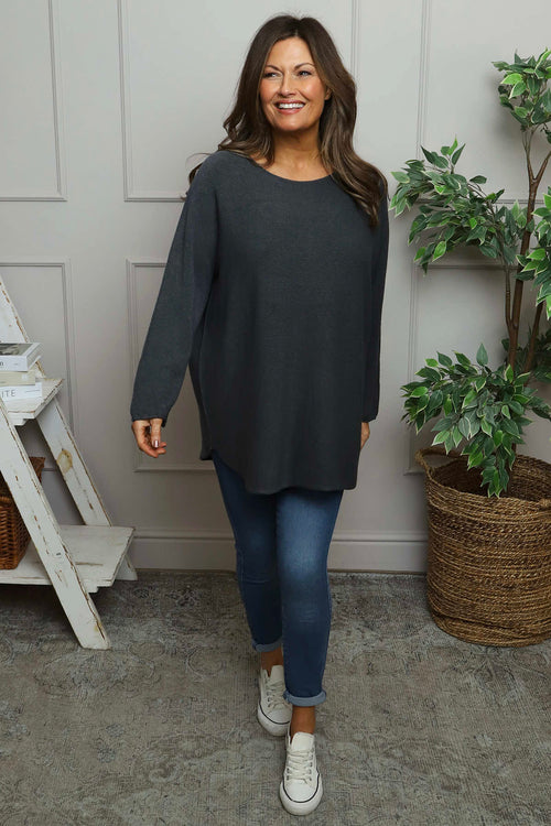 Alazne Jumper Charcoal - Image 1