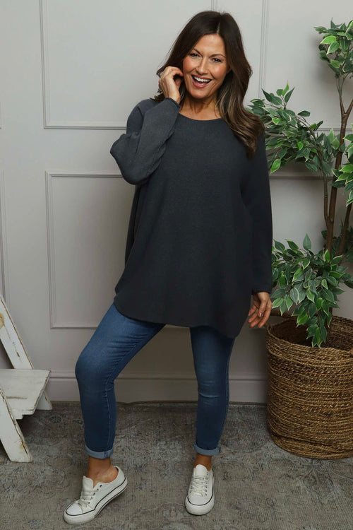 Alazne Jumper Charcoal - Image 2