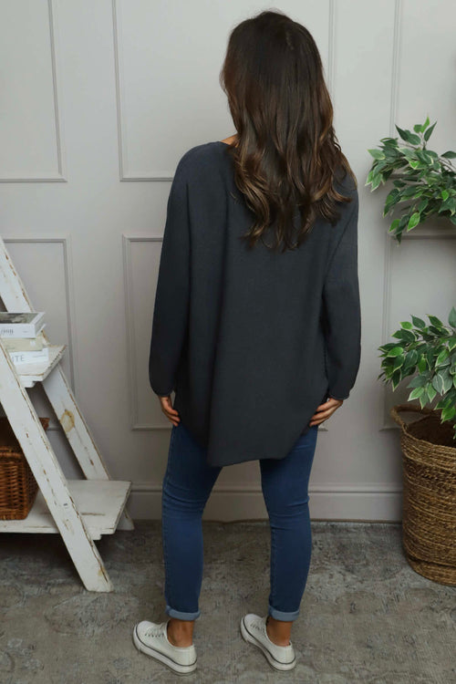 Alazne Jumper Charcoal - Image 4