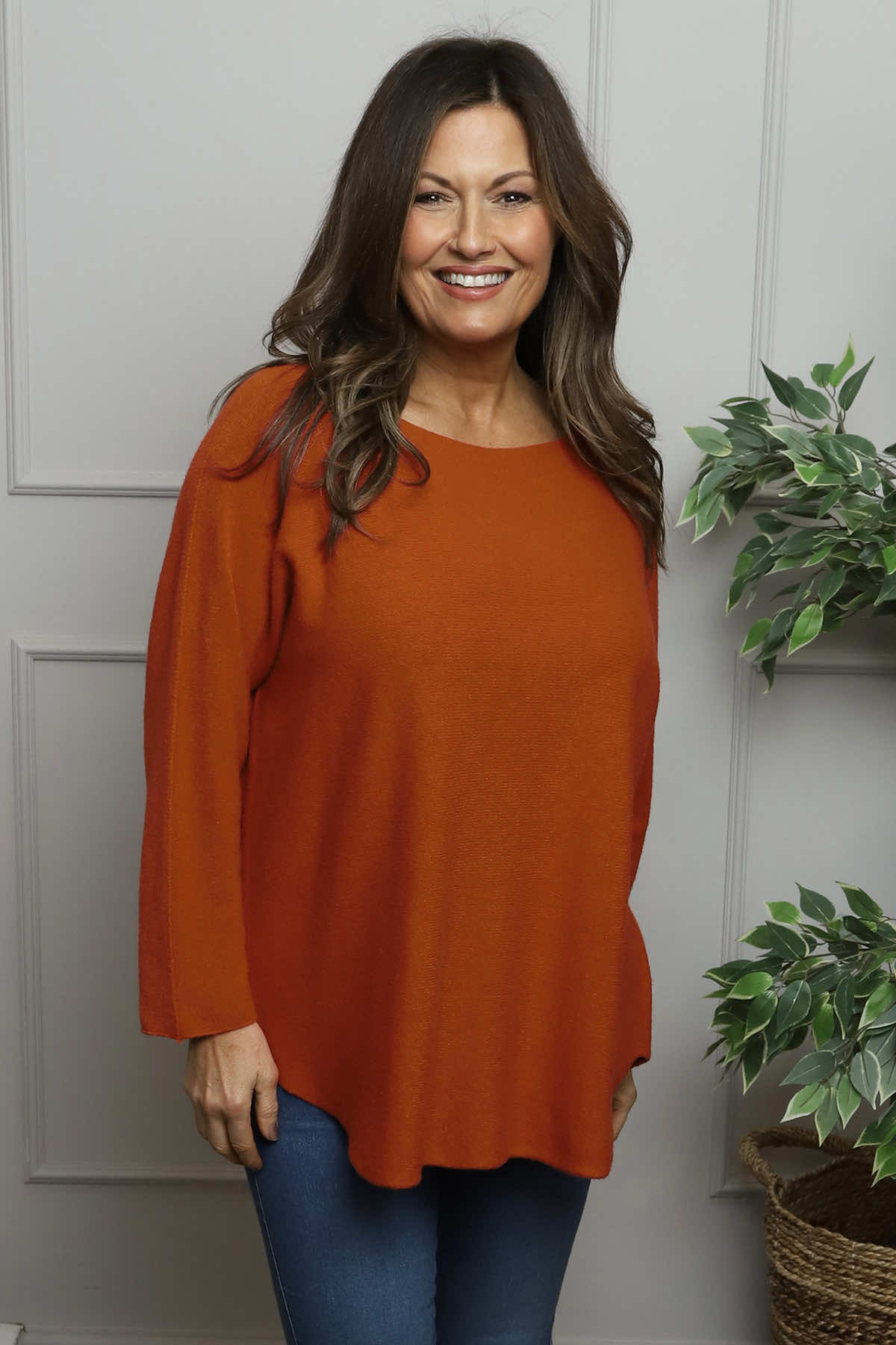 Alazne Jumper Burnt Orange