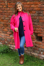 Martina Coat Fuchsia Fuchsia - Martina Coat Fuchsia