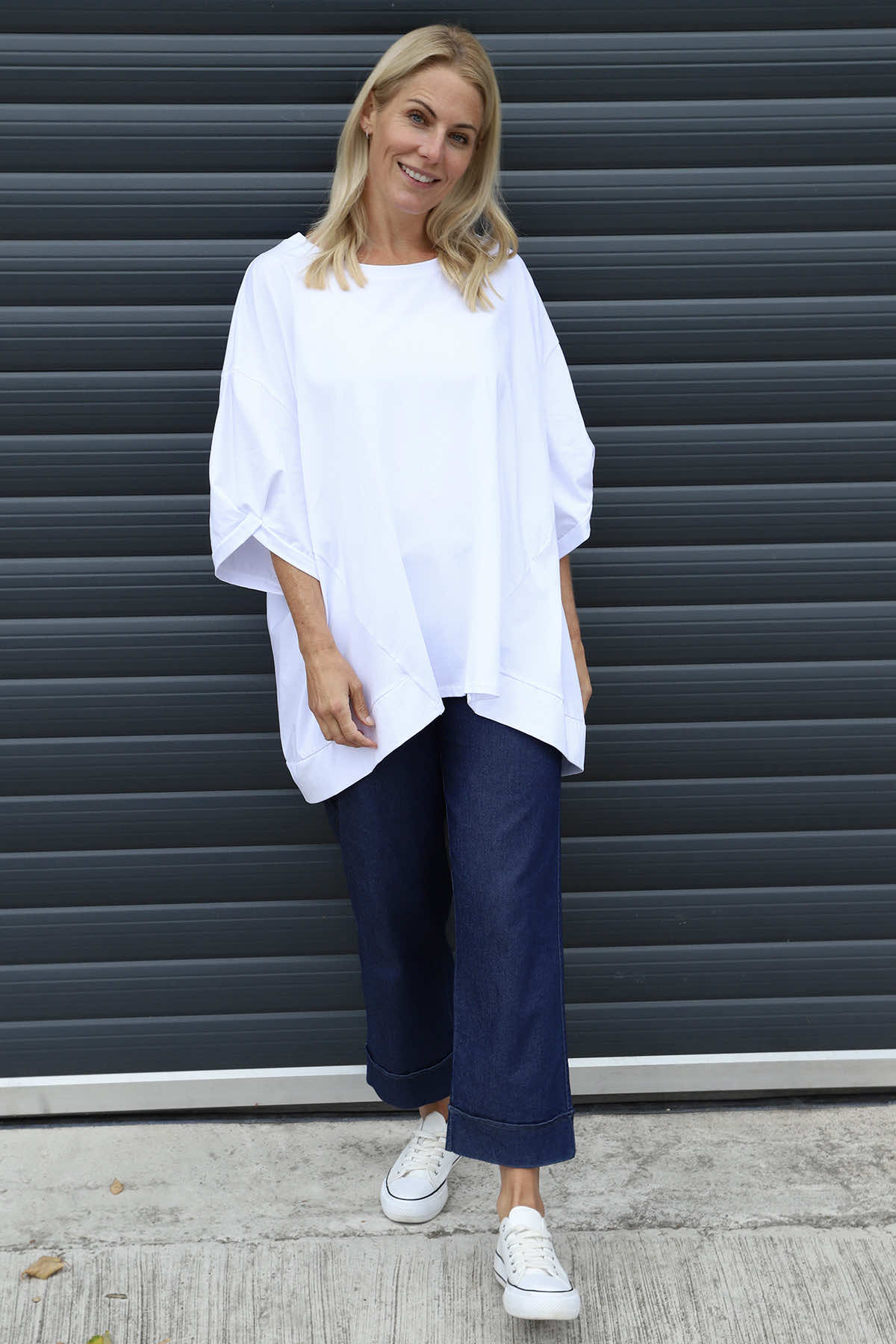 Bianca Cotton Top White