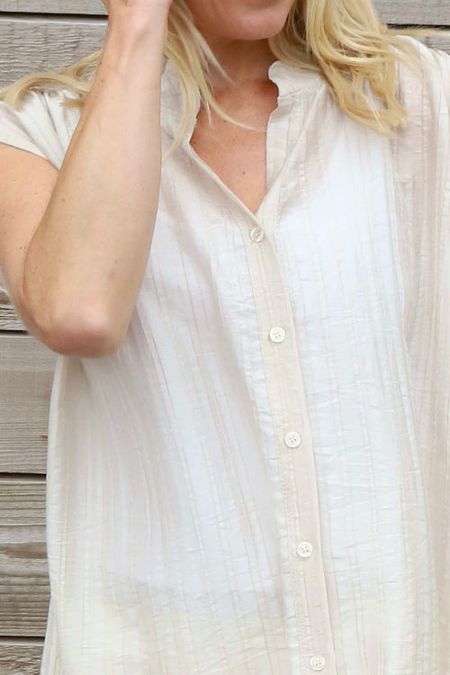 Kimmie Sleeveless Blouse Stone - Image 3