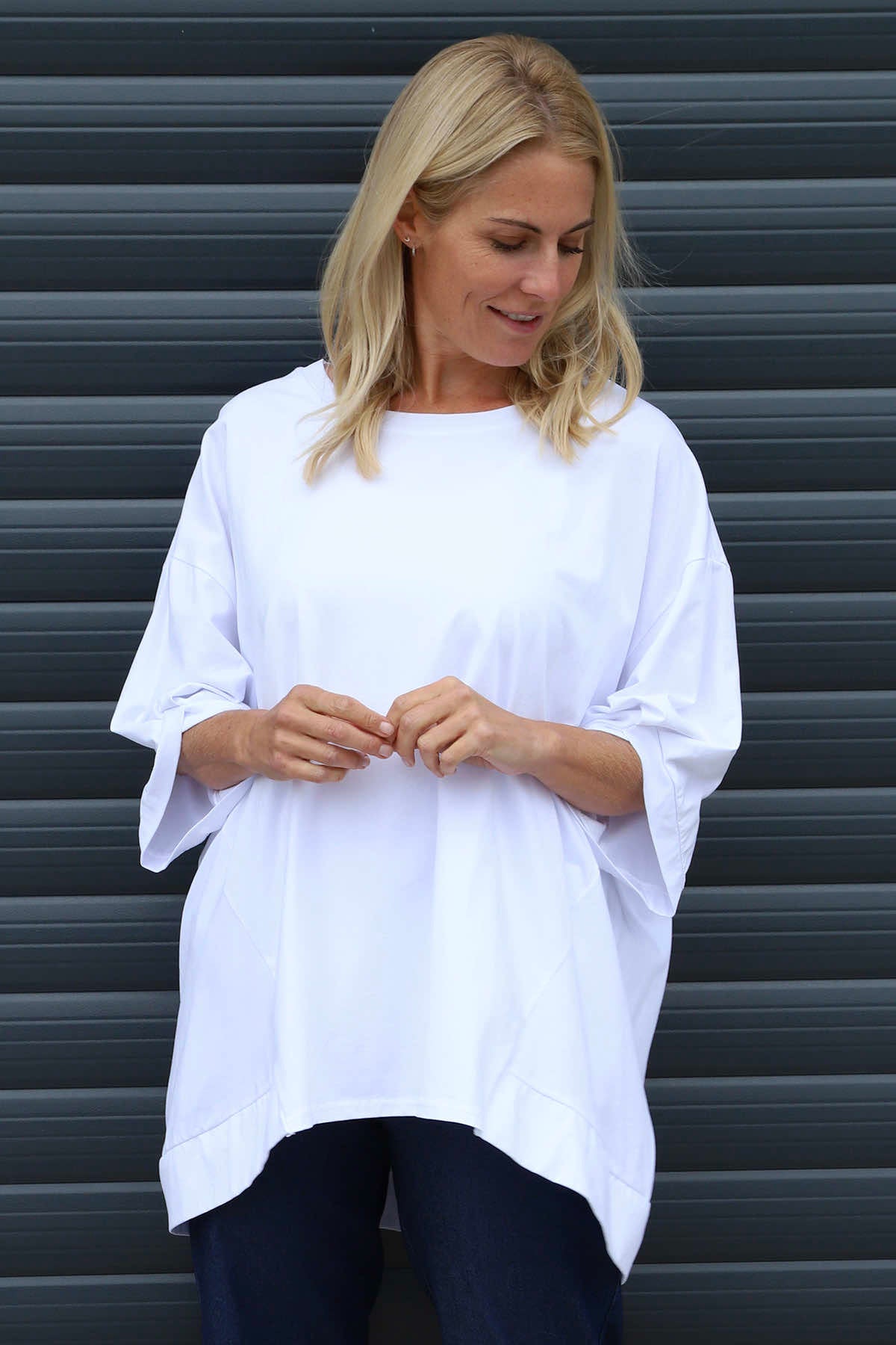 Bianca Cotton Top White