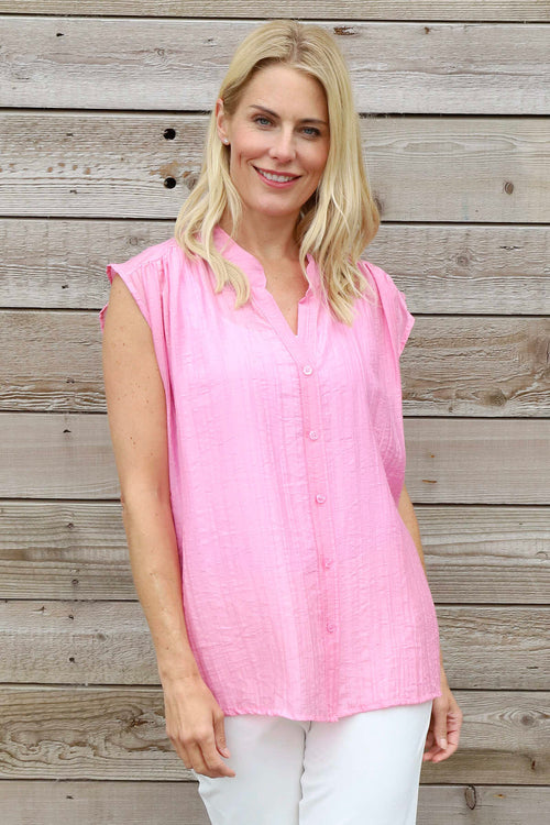 Kimmie Sleeveless Blouse Pink - Image 2