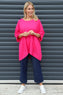 Bianca Cotton Top Fuchsia