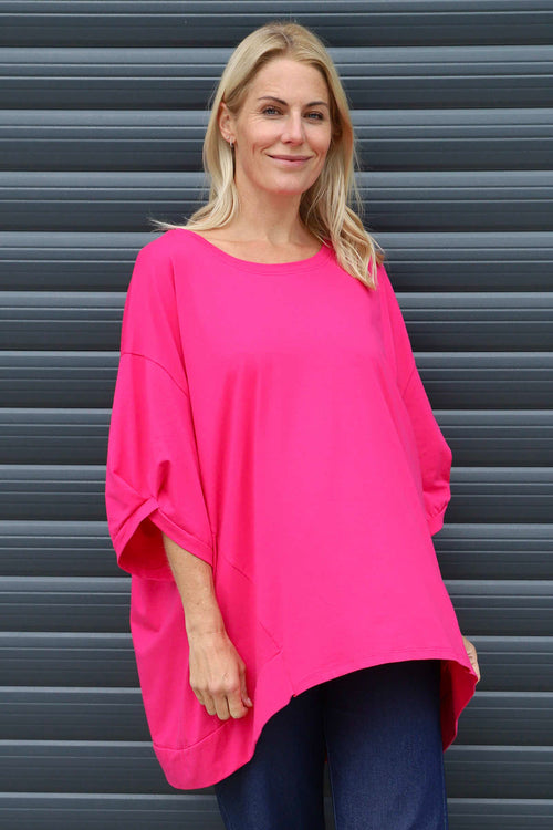 Bianca Cotton Top Fuchsia - Image 2