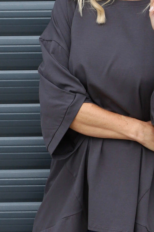 Bianca Cotton Top Charcoal - Image 3