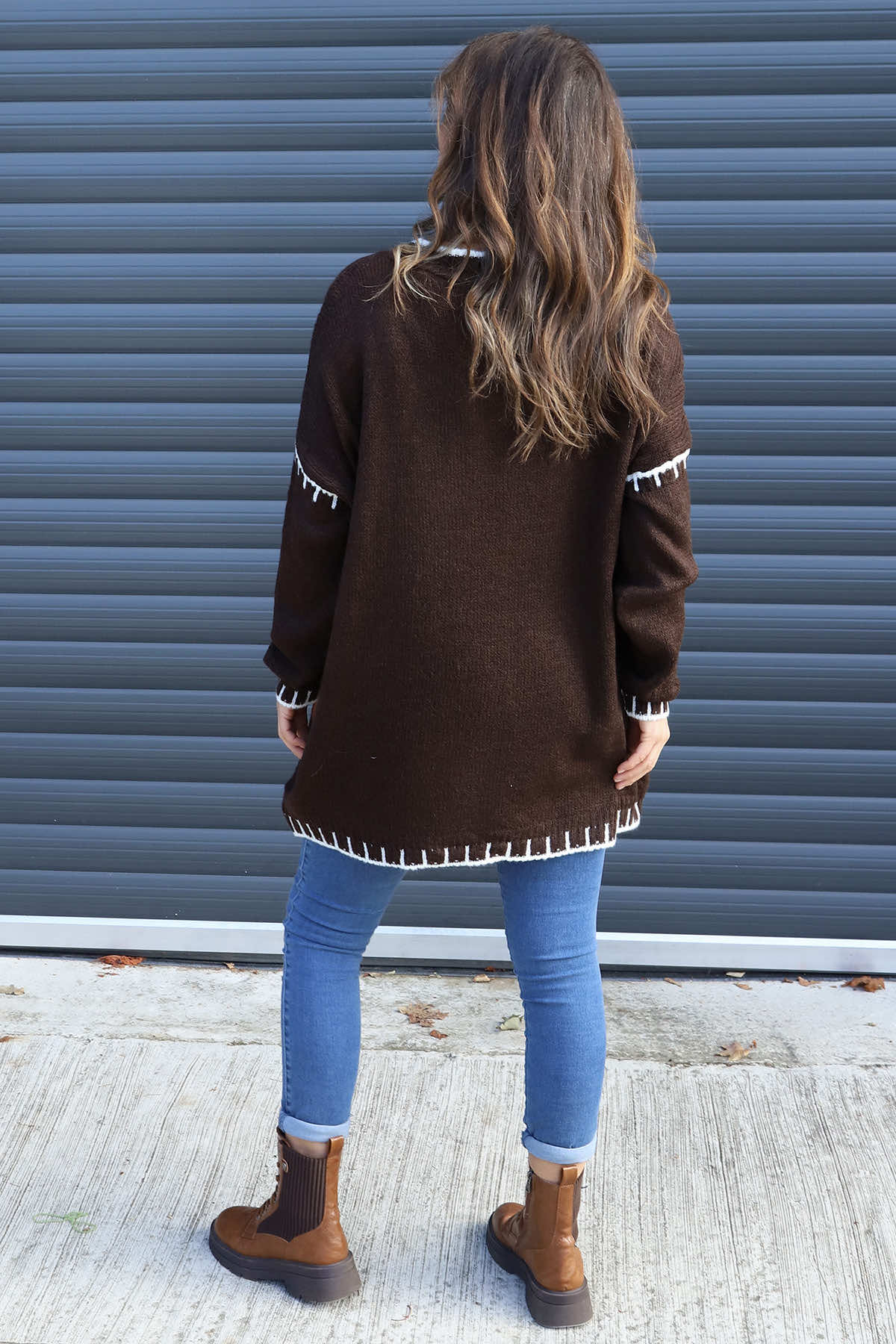 Emma Knitted Jumper Cocoa