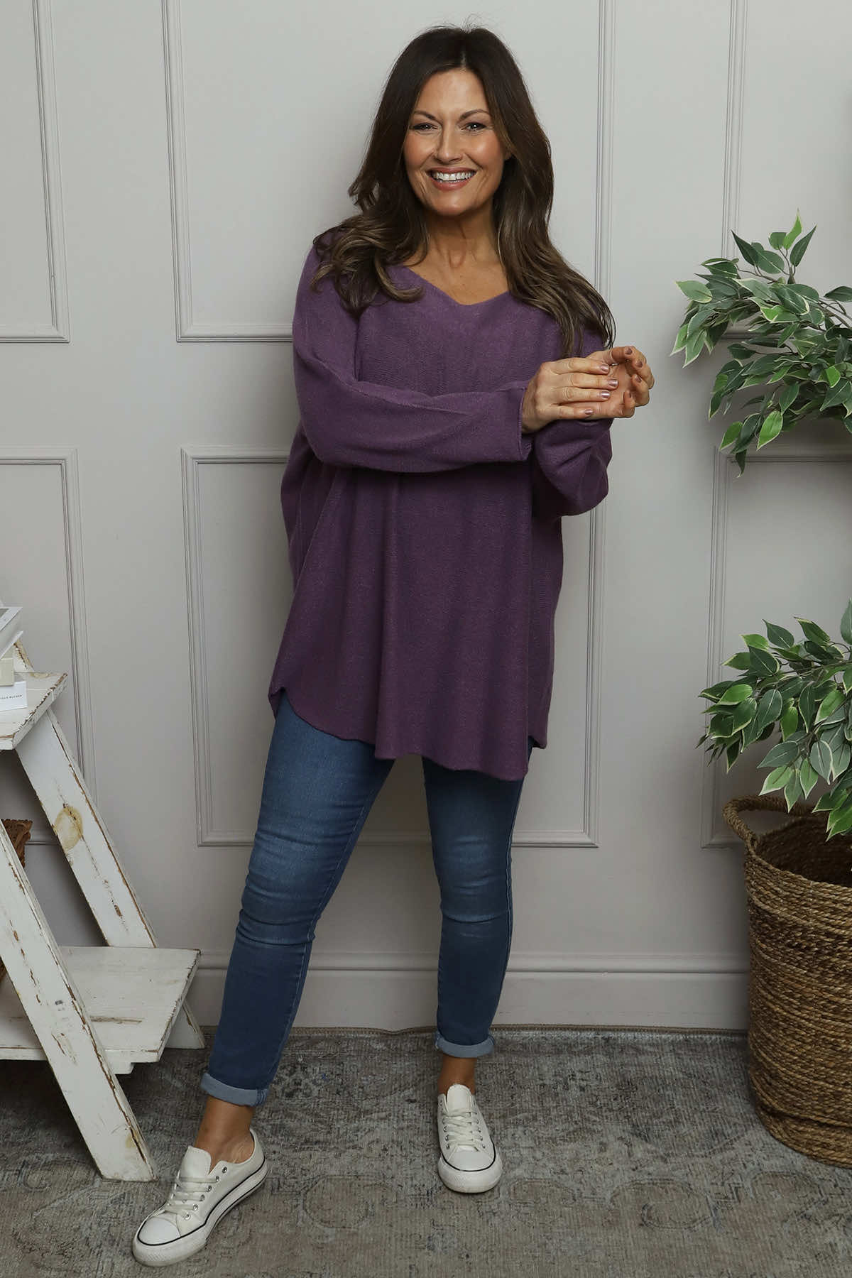 Alazne Jumper Purple