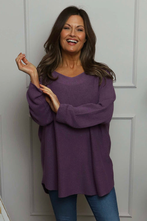 Alazne Jumper Purple - Image 3