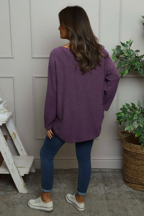 Alazne Jumper Purple - Image 4