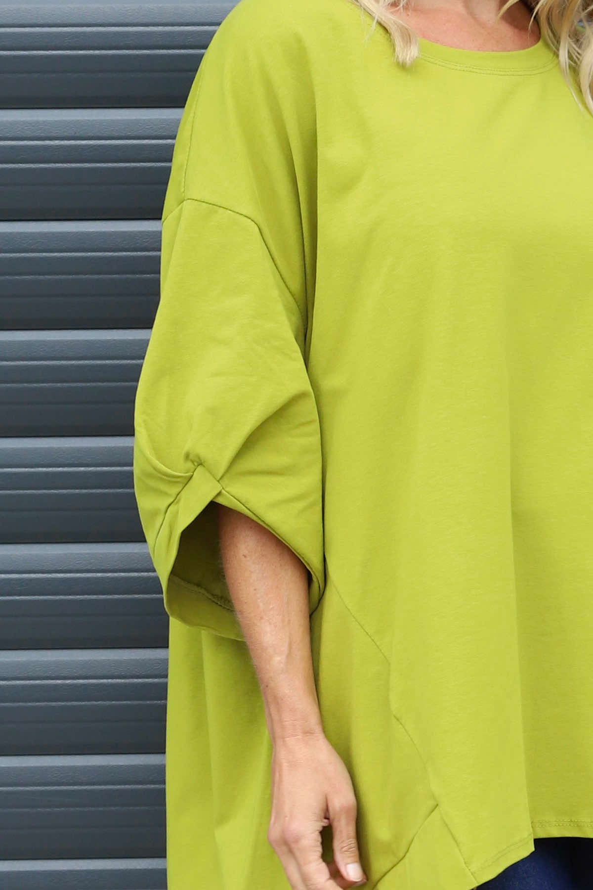 Bianca Cotton Top Olive