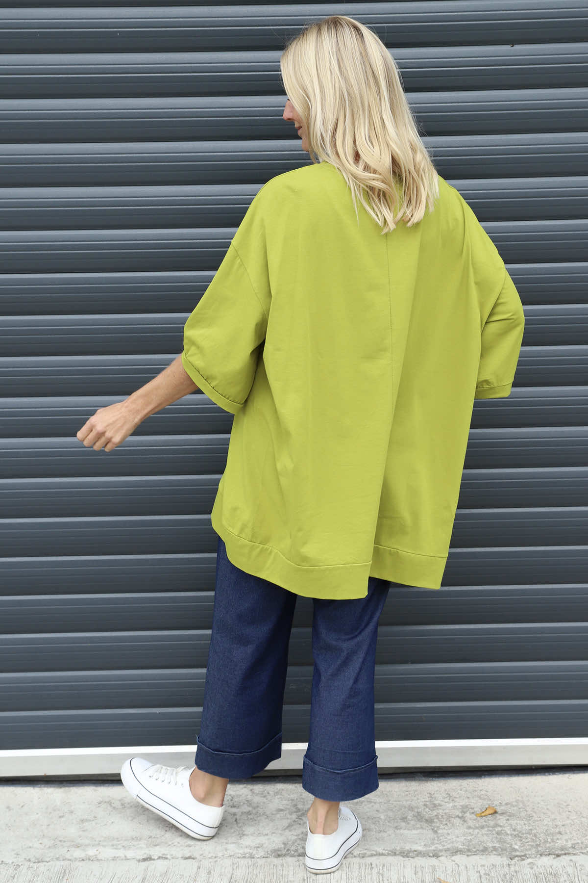 Bianca Cotton Top Olive