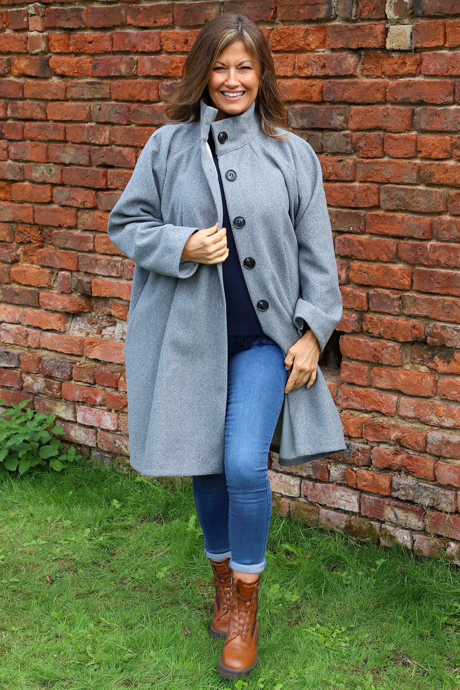 Martina Coat Grey