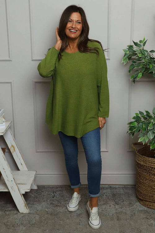 Alazne Jumper Olive - Image 3
