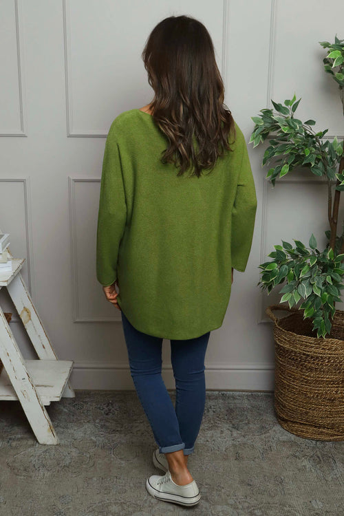Alazne Jumper Olive - Image 4